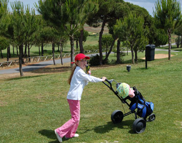 On the course with new bag and set | 2008